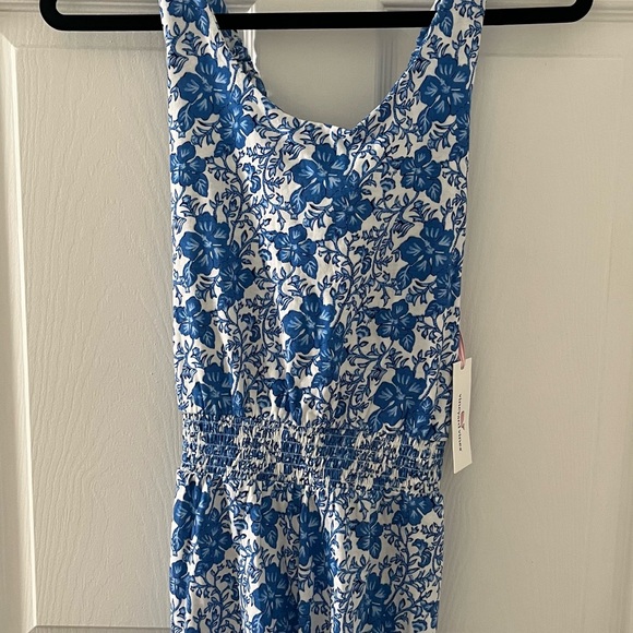 Vineyard Vines Romper in Blue & White Flowers (Big Girl Size XL) NEW w/Tag! - Picture 5 of 6